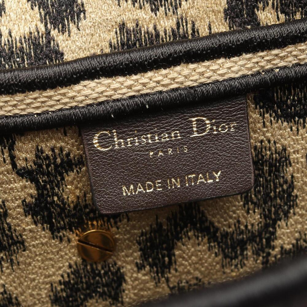 Dior SADDLE handbag canvas beige brown tones - Picture 4 of 7